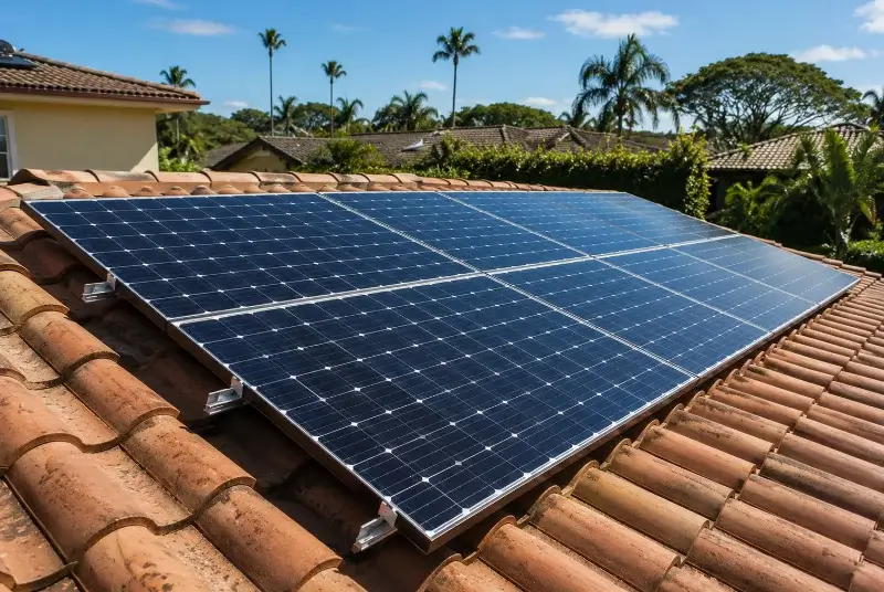 Installation de panneaux solaires à Poyartin